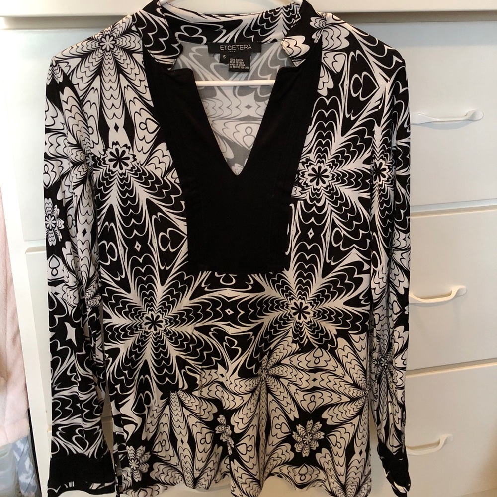 Black and White Shirt